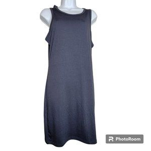 SO Dress, Women XXL, Solid Blue/Gray, High Neck Tank Body Com,  Poly Blend, NWT
